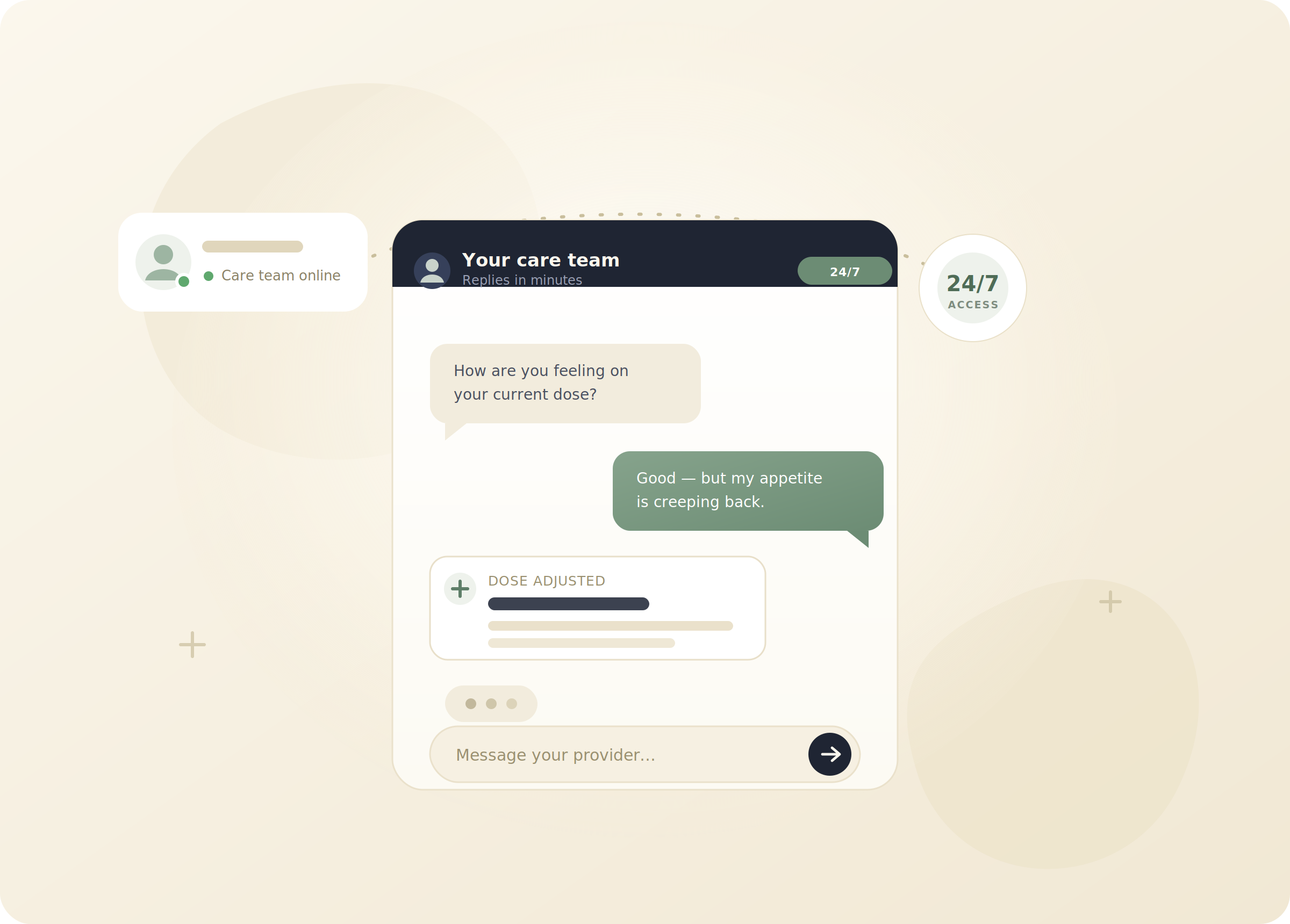 Ongoing care from your provider